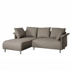 Fredriks Ecksofa Ambesia Strukturstoff Longchair - beidseitig montierbar - Cappuccino - Ohne Hocker -Wohnzimmermöbel boutique en ligne ecksofa ambesia strukturstoff longchair beidseitig montierbar ohne hocker cappuccino 4466304