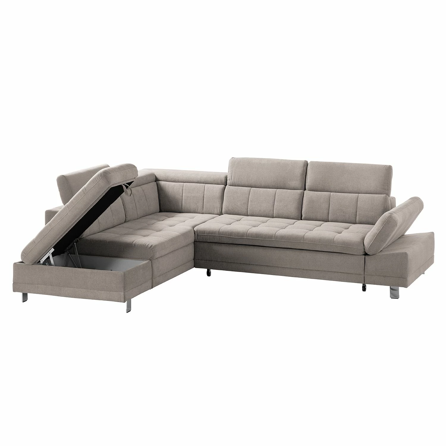 Fredriks Ecksofa Ayna - Kaschmir - Ottomane davorstehend links - Mit Schlaffunktion 5 Fredriks Ecksofa Ayna - Kaschmir - Ottomane davorstehend links - Mit Schlaffunktion – Bild 5