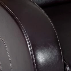 Maison Belfort Ecksofa Ballina Echtleder - Dunkelbraun - Longchair davorstehend rechts -Wohnzimmermöbel boutique en ligne ecksofa ballina echtleder longchair ottomane davorstehend rechts dunkelbraun 2490458