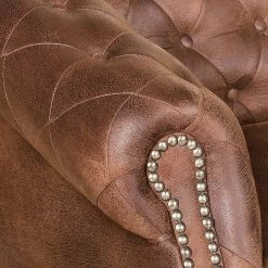 Ars manufacti Ecksofa Benavente Antiklederoptik - Braun - Longchair davorstehend links -Wohnzimmermöbel boutique en ligne ecksofa benavente antiklederlook braun longchair davorstehend links 406997