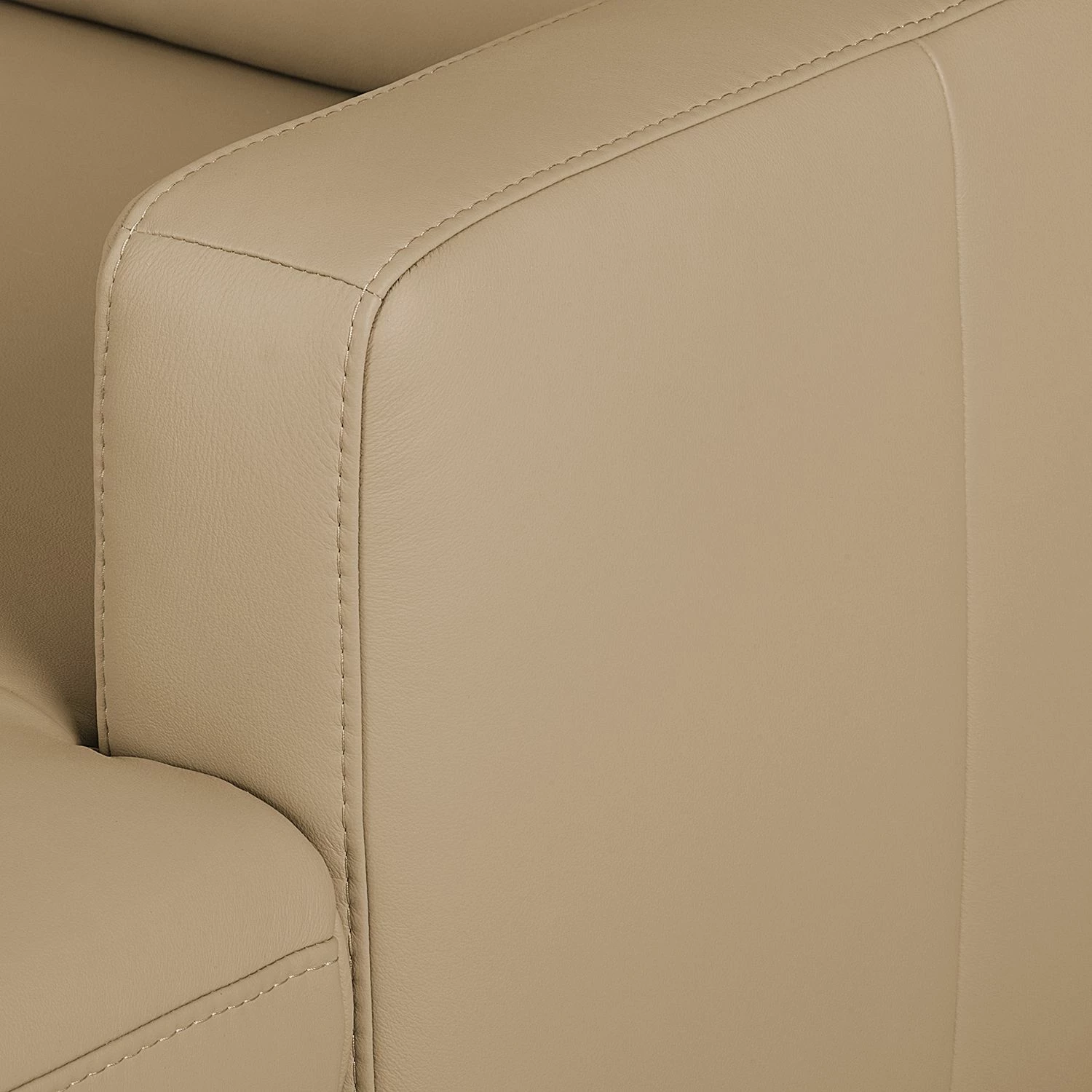 Fredriks Ecksofa Bivona I Echtleder - Sand - Longchair davorstehend rechts 14 Fredriks Ecksofa Bivona I Echtleder - Sand - Longchair davorstehend rechts – Bild 14