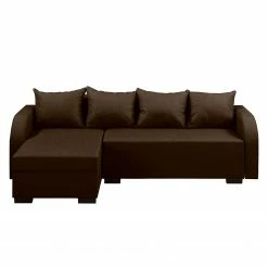 Fredriks Ecksofa Bodney (mit Schlaffunktion) - Flachgewebe -Wohnzimmermöbel boutique en ligne ecksofa bodney mit schlaffunktion flachgewebe longchair davorstehend links braun 5053564