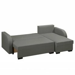 Fredriks Ecksofa Bodney (mit Schlaffunktion) - Flachgewebe -Wohnzimmermöbel boutique en ligne ecksofa bodney mit schlaffunktion flachgewebe longchair davorstehend rechts grau 5053708