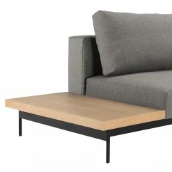 Innovation Möbel Ecksofa Bragi mit Tisch Webstoff - (mit Schlaffunktion) - Stoff Flashtex: Light Grey -Wohnzimmermöbel boutique en ligne ecksofa bragi mit tisch webstoff mit schlaffunktion stoff 217 flashtex light grey 4703884