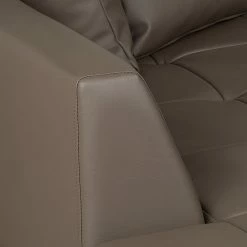 Roomscape Ecksofa Tosya - Kunstleder Braun - Ottomane davorstehend links -Wohnzimmermöbel boutique en ligne ecksofa brandon kunstleder braun ottomane davorstehend links 373634