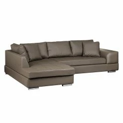 Roomscape Ecksofa Tosya - Kunstleder Braun - Ottomane davorstehend links -Wohnzimmermöbel boutique en ligne ecksofa brandon kunstleder braun ottomane davorstehend links 373641