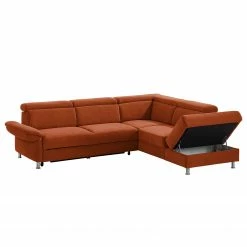 Fredriks Ecksofa Calang Webstoff - Honigbraun - Ottomane davorstehend rechts - Bettkasten - Schlaffunktion -Wohnzimmermöbel boutique en ligne ecksofa calang webstoff ottomane davorstehend rechts mit schlaffunktion honigbraun 4966900