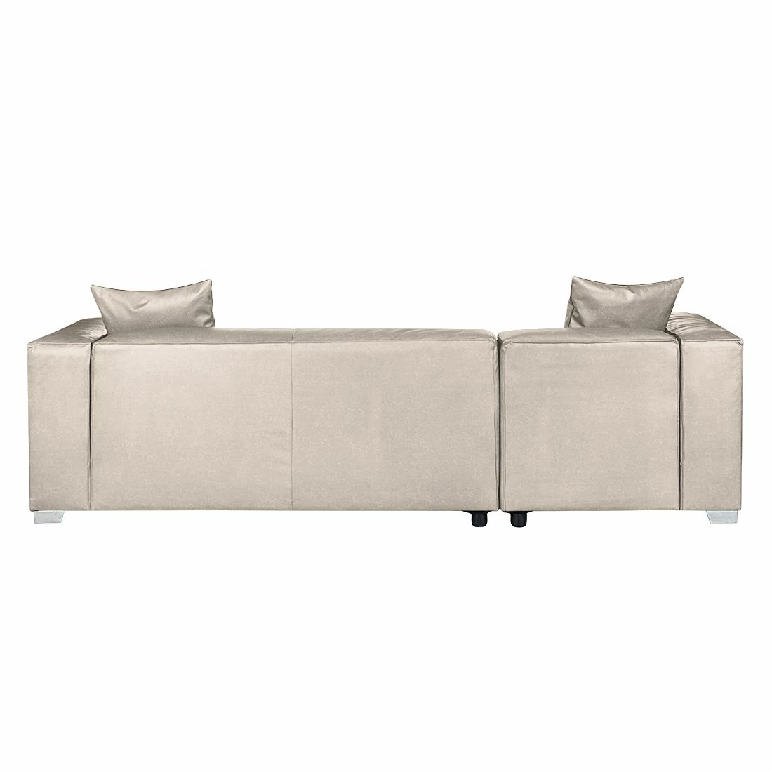 Loftscape Ecksofa Calli - Kunstleder Grau - Longchair davorstehend links 6 Loftscape Ecksofa Calli - Kunstleder Grau - Longchair davorstehend links – Bild 6