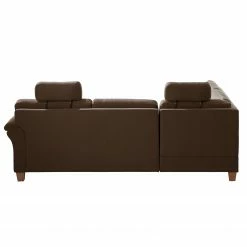 Ars Natura Ecksofa Davao - Braun - Ottomane davorstehend links -Wohnzimmermöbel boutique en ligne ecksofa davao microfaser ottomane davorstehend links mit schlaffunktion braun 4796664