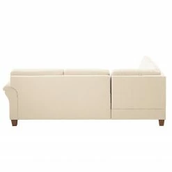 Ars Natura Ecksofa Davao - Microfaser -Wohnzimmermöbel boutique en ligne ecksofa davao microfaser ottomane davorstehend links mit schlaffunktion creme 4796716
