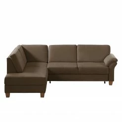 Ars Natura Ecksofa Davao - Microfaser -Wohnzimmermöbel boutique en ligne ecksofa davao microfaser ottomane davorstehend links mit schlaffunktion kokosnuss braun 4796776