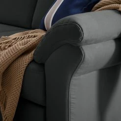 Ars Natura Ecksofa Davao - Microfaser 38 Ars Natura Ecksofa Davao - Microfaser -Wohnzimmermöbel boutique en ligne ecksofa davao microfaser ottomane davorstehend links ohne schlaffunktion dunkelgrau 4643416