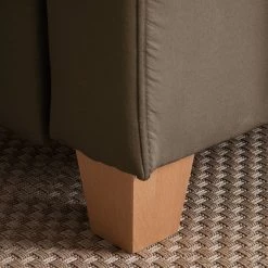 Ars Natura Ecksofa Davao - Microfaser -Wohnzimmermöbel boutique en ligne ecksofa davao microfaser ottomane davorstehend links ohne schlaffunktion kokosnuss braun 4643408