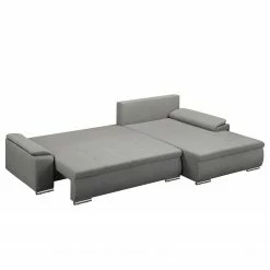 Fredriks Ecksofa Dengie (mit Schlaffunktion) - Strukturstoff -Wohnzimmermöbel boutique en ligne ecksofa dengie mit schlaffunktion strukturstoff longchair davorstehend rechts platin 5055592