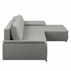 Fredriks Ecksofa Dengie (mit Schlaffunktion) - Strukturstoff -Wohnzimmermöbel boutique en ligne ecksofa dengie mit schlaffunktion strukturstoff longchair davorstehend rechts platin 5055616