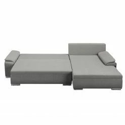 Fredriks Ecksofa Dengie (mit Schlaffunktion) - Strukturstoff -Wohnzimmermöbel boutique en ligne ecksofa dengie mit schlaffunktion strukturstoff longchair davorstehend rechts platin 5055628