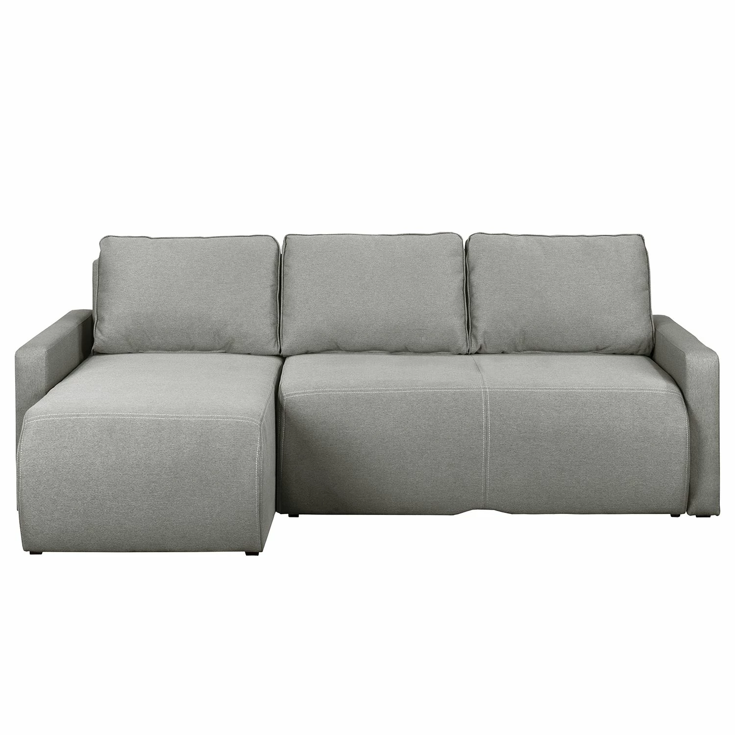 Fredriks Ecksofa El Calvario - (mit Schlaffunktion) Strukturstoff Longchair davorstehend links - Platin 3 Fredriks Ecksofa El Calvario - (mit Schlaffunktion) Strukturstoff Longchair davorstehend links - Platin – Bild 3