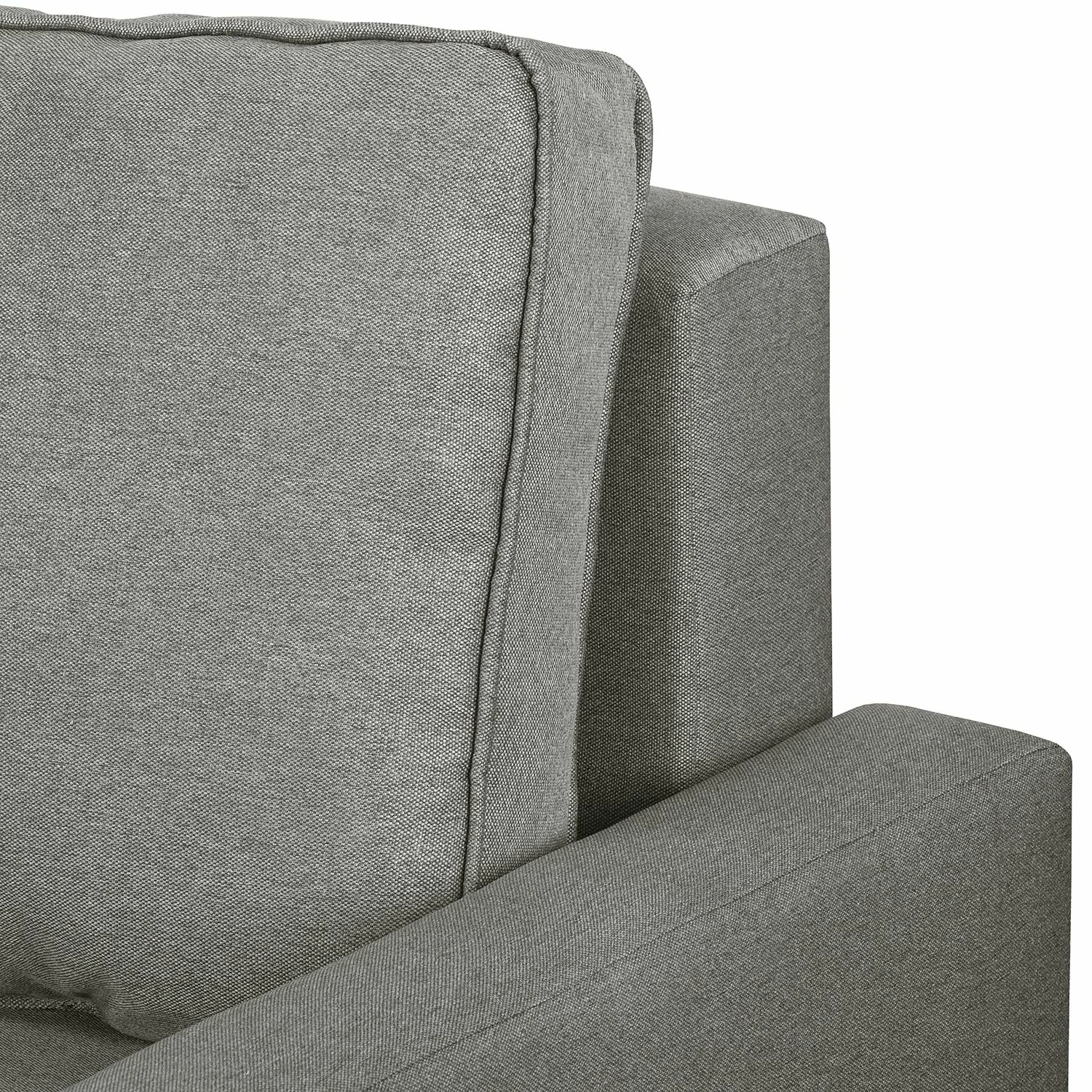 Fredriks Ecksofa El Calvario - (mit Schlaffunktion) Strukturstoff Longchair davorstehend links - Platin 11 Fredriks Ecksofa El Calvario - (mit Schlaffunktion) Strukturstoff Longchair davorstehend links - Platin – Bild 11