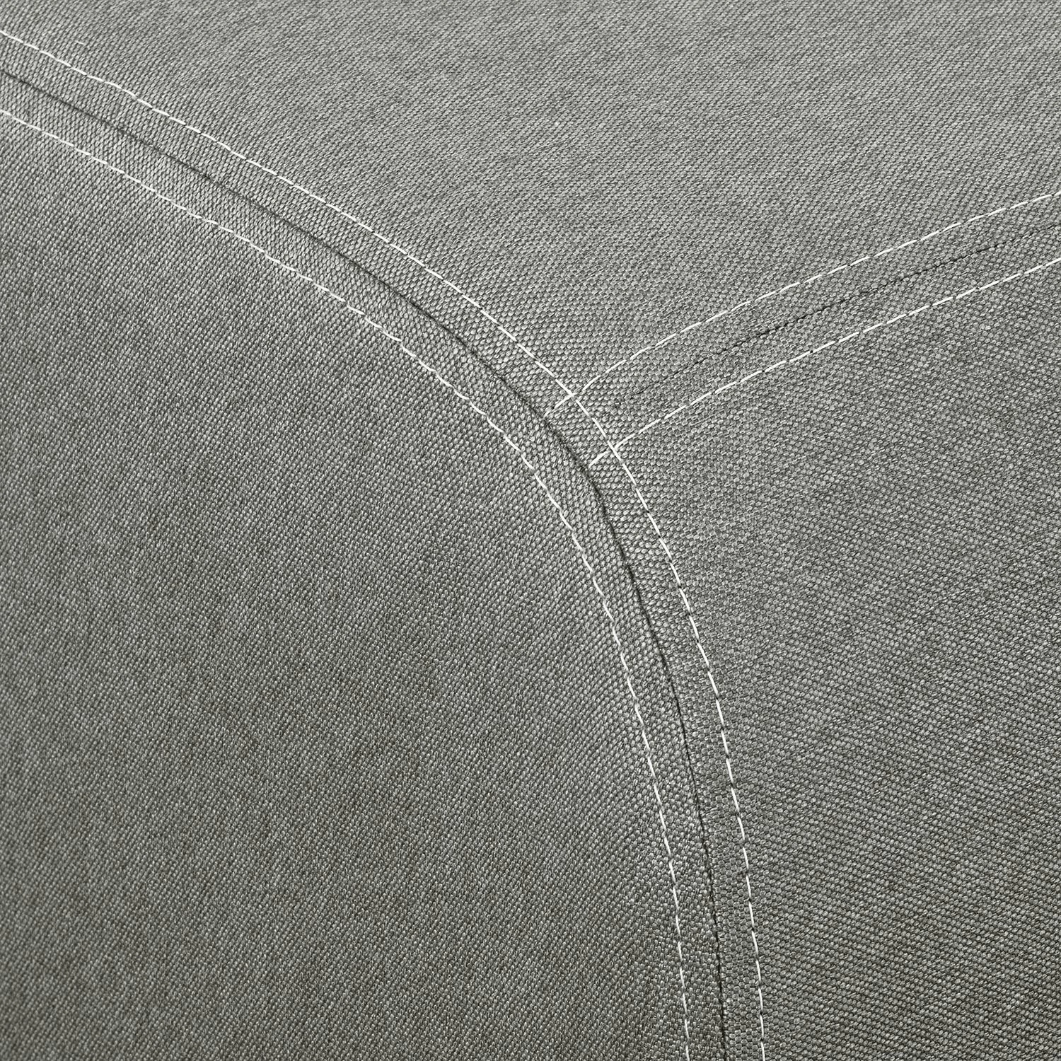 Fredriks Ecksofa El Calvario - (mit Schlaffunktion) Strukturstoff Longchair davorstehend links - Platin 13 Fredriks Ecksofa El Calvario - (mit Schlaffunktion) Strukturstoff Longchair davorstehend links - Platin – Bild 13