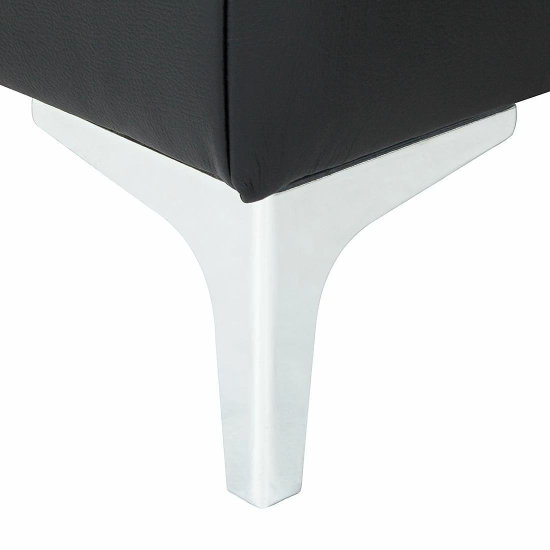 Loftscape Ecksofa Giulia Echtleder - Schwarz - Longchair davorstehend links 12 Loftscape Ecksofa Giulia Echtleder - Schwarz - Longchair davorstehend links – Bild 12