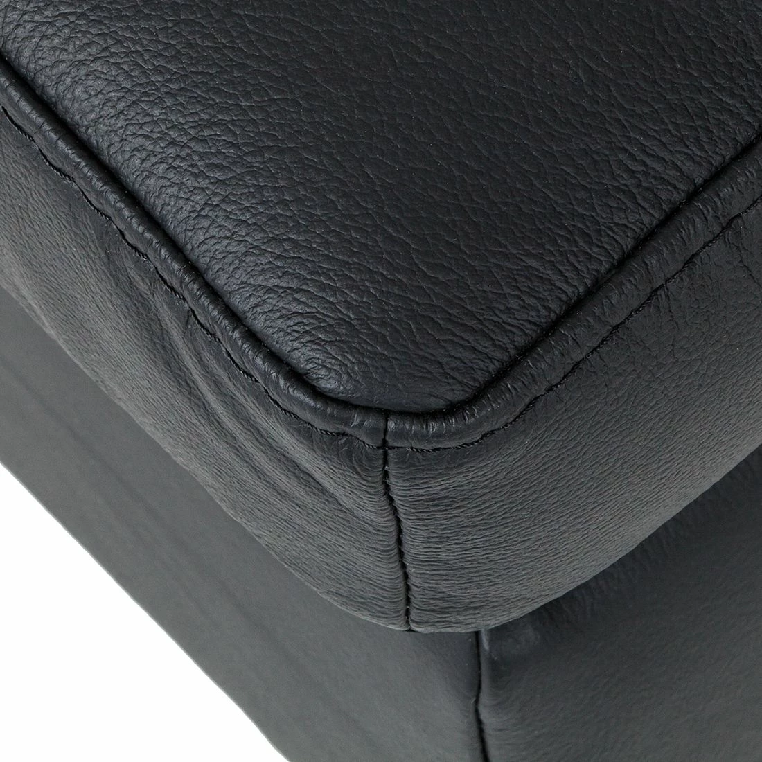 Loftscape Ecksofa Giulia Echtleder - Schwarz - Longchair davorstehend links 10 Loftscape Ecksofa Giulia Echtleder - Schwarz - Longchair davorstehend links – Bild 10