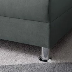 Roomscape Ecksofa Glenrock (mit Schlaffunktion) - beidseitig montierbar - Microfaser - Grau -Wohnzimmermöbel boutique en ligne ecksofa glenrock mit schlaffunktion beidseitig montierbar microfaser grau 4993284