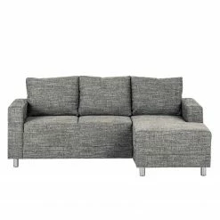 Loftscape Ecksofa Greenwood - Strukturstoff Lawan: Grau - Longchair davorstehend rechts -Wohnzimmermöbel boutique en ligne ecksofa greenwood strukturstoff longchair ottomane davorstehend rechts grau 4104980