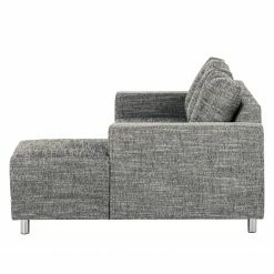 Loftscape Ecksofa Greenwood - Strukturstoff Lawan: Grau - Longchair davorstehend rechts -Wohnzimmermöbel boutique en ligne ecksofa greenwood strukturstoff longchair ottomane davorstehend rechts grau 4104984