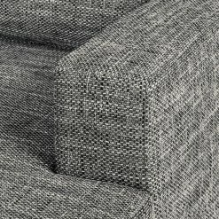 Loftscape Ecksofa Greenwood - Strukturstoff Lawan: Grau - Longchair davorstehend rechts -Wohnzimmermöbel boutique en ligne ecksofa greenwood strukturstoff longchair ottomane davorstehend rechts grau 4105000