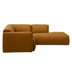 Studio Copenhagen Ecksofa HUDSON 3-Sitzer mit Recamiere - Echtleder Neka: Cognac - Longchair davorstehend rechts -Wohnzimmermöbel boutique en ligne ecksofa hudson ix echtleder longchair ottomane davorstehend rechts cognac 3836088