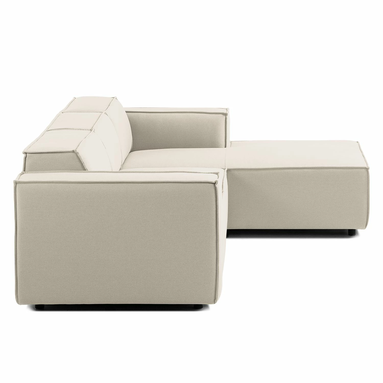 Ecksofa Kinx I Webstoff - Webstoff Osta: Altweiß - Longchair davorstehend rechts - Keine Funktion 7 Ecksofa Kinx I Webstoff - Webstoff Osta: Altweiß - Longchair davorstehend rechts - Keine Funktion – Bild 7