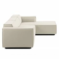 Ecksofa Kinx II Webstoff - Webstoff Osta: Altweiß - Longchair davorstehend rechts - Keine Funktion -Wohnzimmermöbel boutique en ligne ecksofa kinx ii webstoff longchair davorstehend rechts stoff osta altweiss 4331104
