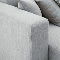 Ecksofa KiYDOO relax Webstoff - Silber - Longchair davorstehend links -Wohnzimmermöbel boutique en ligne ecksofa kiydoo relax iv webstoff longchair davorstehend links silber 3580261