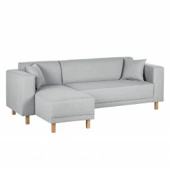 Ecksofa KiYDOO relax Webstoff - Silber - Longchair davorstehend links -Wohnzimmermöbel boutique en ligne ecksofa kiydoo upholstery webstoff longchair davorstehend links silber 3553053