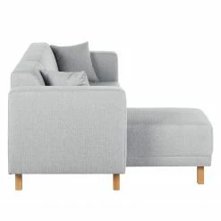 Ecksofa KiYDOO relax Webstoff - Silber - Longchair davorstehend links -Wohnzimmermöbel boutique en ligne ecksofa kiydoo upholstery webstoff longchair davorstehend links silber 3553061