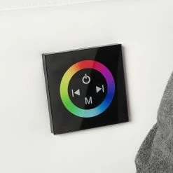 Loftscape Ecksofa Lanai Kunstleder / Microfaser - Grauweiß -Wohnzimmermöbel boutique en ligne ecksofa lanai inkl beleuchtung beidseitig montierbar kunstleder microfaser grau weiss 4421000