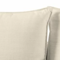 Eva Padberg Collection Ecksofa Lavina Webstoff - Stoff Moretey: Cremeweiß - Ottomane davorstehend rechts -Wohnzimmermöbel boutique en ligne ecksofa lavina webstoff ottomane davorstehend links creme 4721288