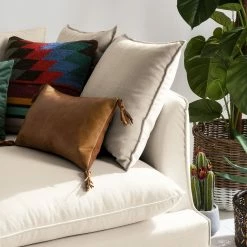 Eva Padberg Collection Ecksofa Lavina Webstoff - Stoff Moretey: Cremeweiß - Ottomane davorstehend rechts -Wohnzimmermöbel boutique en ligne ecksofa lavina webstoff ottomane davorstehend rechts stoff moretey cremeweiss 4793136