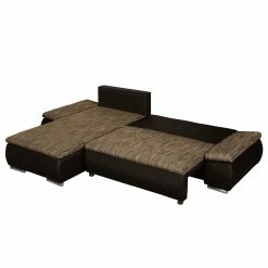 Fredriks Ecksofa Laza - mit Schlaffunktion - Kunstleder / Webstoff - Dunkelbraun / Cappuccino - Longchair davorstehend links 50 Fredriks Ecksofa Laza - mit Schlaffunktion - Kunstleder / Webstoff - Dunkelbraun / Cappuccino - Longchair davorstehend links -Wohnzimmermöbel boutique en ligne ecksofa laza mit schlaffunktion kunstleder webstoff longchair davorstehend links dunkelbraun cappuccino 4973348