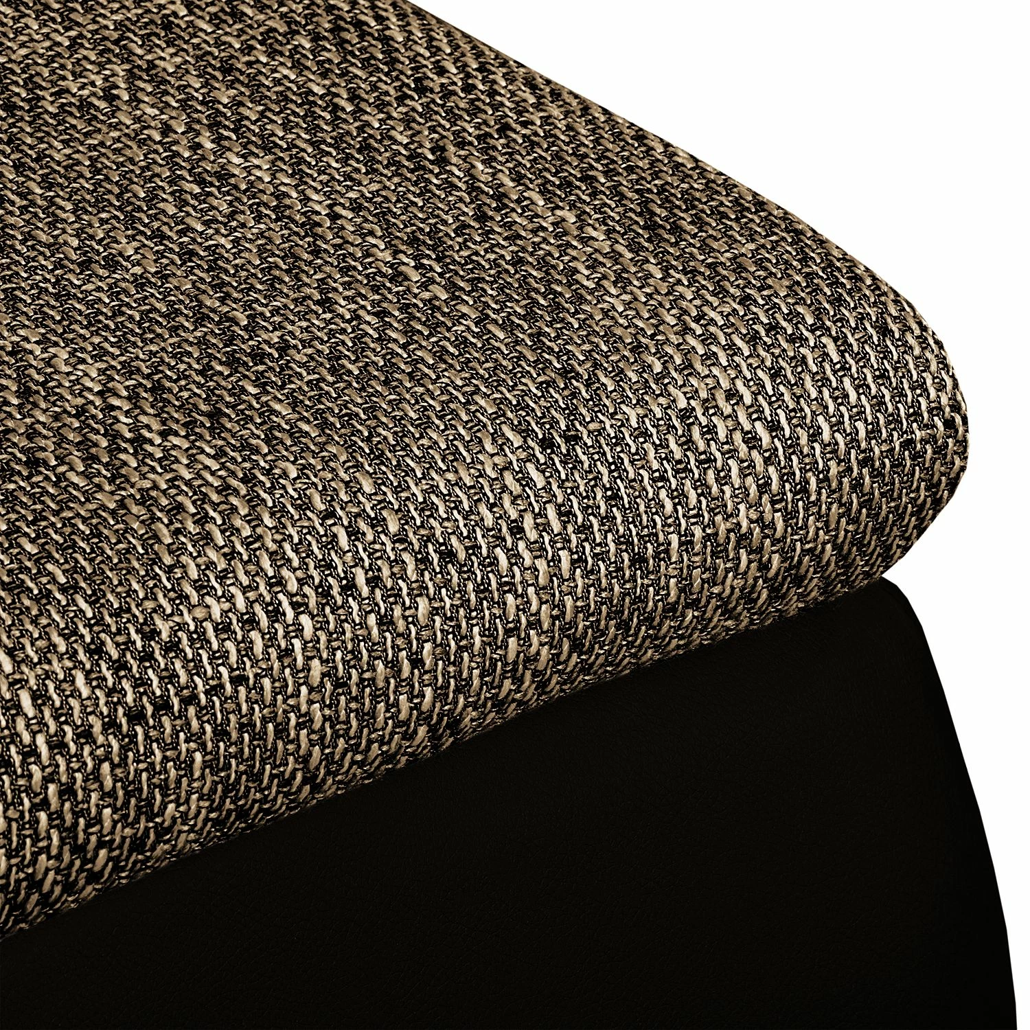 Fredriks Ecksofa Laza - mit Schlaffunktion - Kunstleder / Webstoff - Dunkelbraun / Cappuccino - Longchair davorstehend links 29 Fredriks Ecksofa Laza - mit Schlaffunktion - Kunstleder / Webstoff - Dunkelbraun / Cappuccino - Longchair davorstehend links – Bild 29