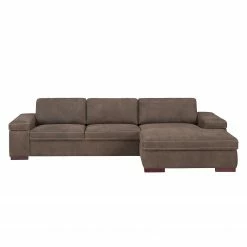 Ars Natura Ecksofa Maine Echtleder - Mokka - Longchair davorstehend rechts -Wohnzimmermöbel boutique en ligne ecksofa maine echtleder mocca longchair davorstehend rechts 3619209