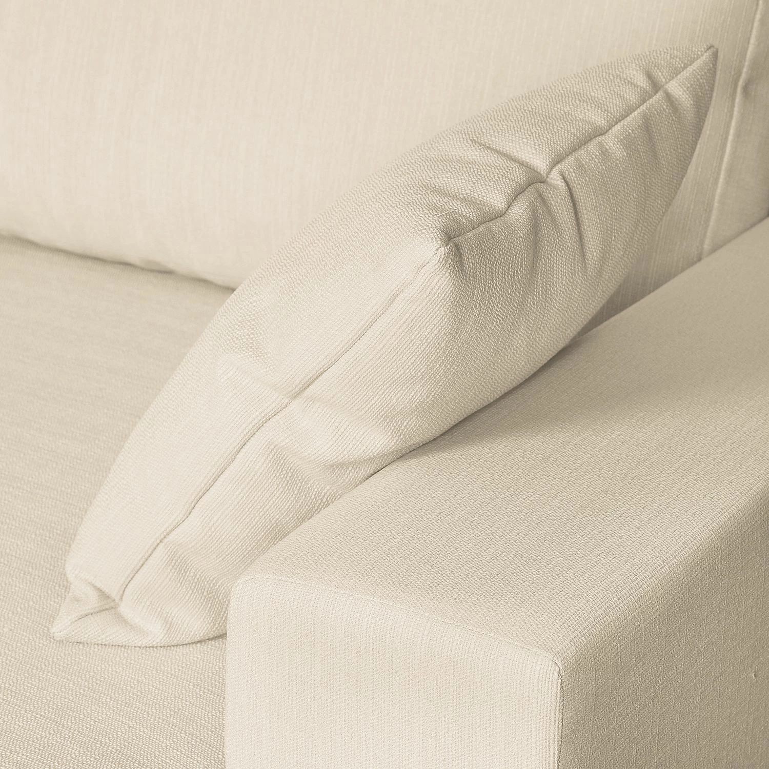 Fredriks Ecksofa Mandor Strukturstoff - Creme - Longchair davorstehend rechts 6 Fredriks Ecksofa Mandor Strukturstoff - Creme - Longchair davorstehend rechts – Bild 6