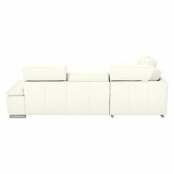 Fredriks Ecksofa Masca - Kunstleder Weiß - Ottomane davorstehend links - mit Schlaffunktion -Wohnzimmermöbel boutique en ligne ecksofa masca kunstleder weiss ottomane davorstehend links 444759