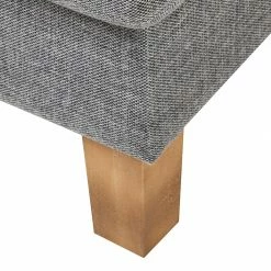 Ars Natura Ecksofa Masion - Strukturstoff - Grau -Wohnzimmermöbel boutique en ligne ecksofa masion stoff anthrazit ottomane links oder rechts montierbar 1324631
