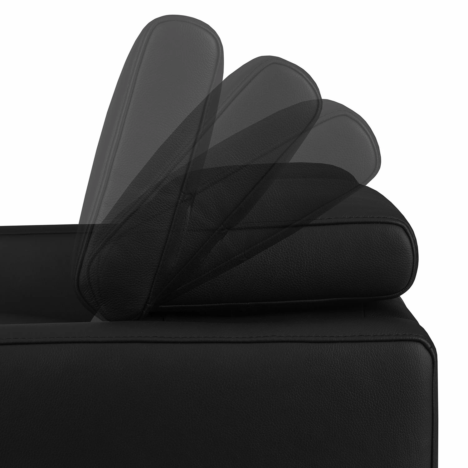 Fredriks Ecksofa Menfi II Echtleder - Schwarz - Longchair davorstehend rechts 8 Fredriks Ecksofa Menfi II Echtleder - Schwarz - Longchair davorstehend rechts – Bild 8