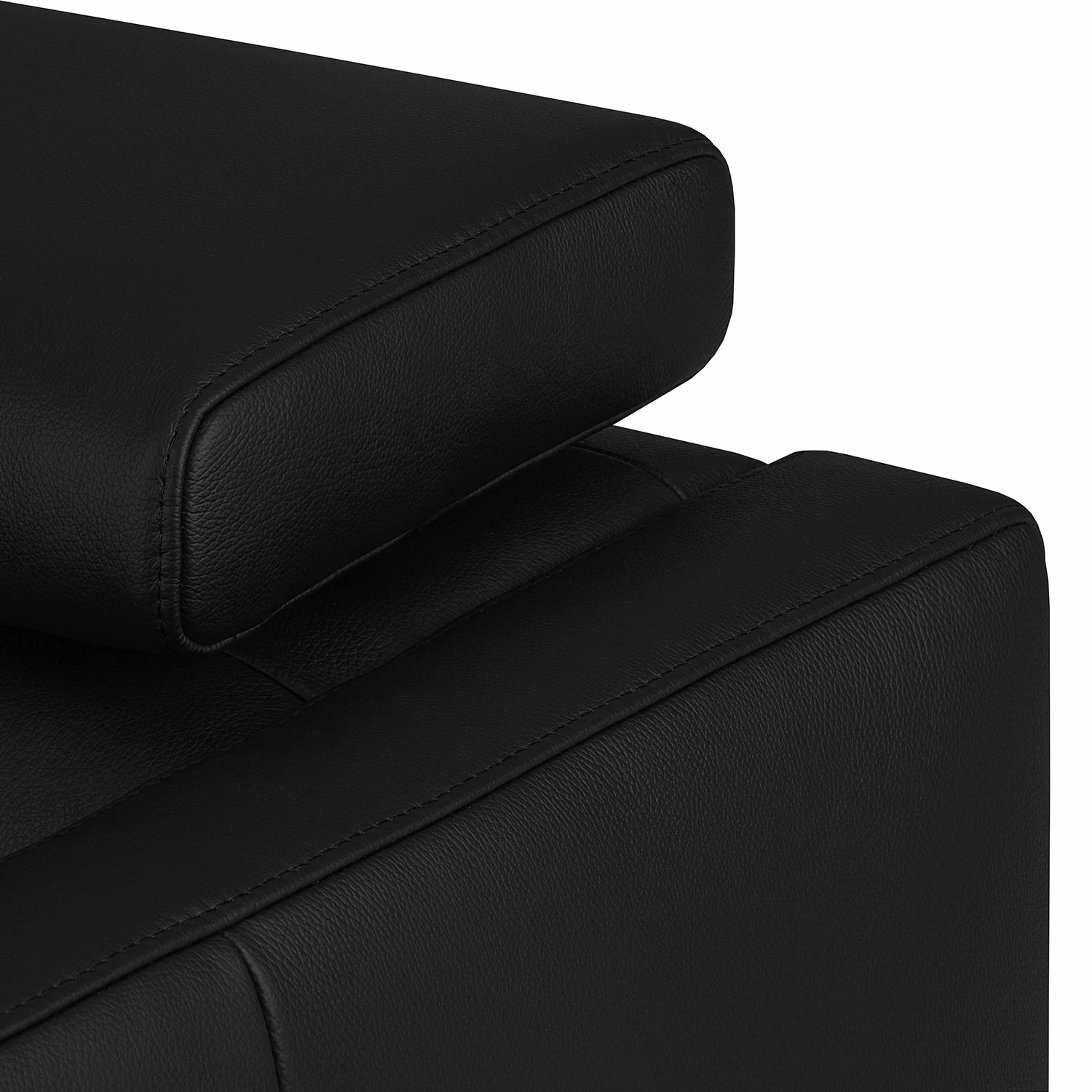 Fredriks Ecksofa Menfi II Echtleder - Schwarz - Longchair davorstehend rechts 10 Fredriks Ecksofa Menfi II Echtleder - Schwarz - Longchair davorstehend rechts – Bild 10