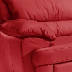 Cotta Ecksofa Kevin (mit Schlaffunktion) - Echtleder Rot - Ottomane davorstehend rechts -Wohnzimmermöbel boutique en ligne ecksofa nebolo mit schlaffunktion echtleder rot ottomane davorstehend rechts 343460