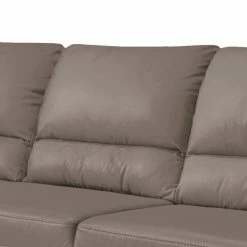 Cotta Ecksofa Kevin (mit Schlaffunktion) - Echtleder Taupe - Ottomane davorstehend links -Wohnzimmermöbel boutique en ligne ecksofa nebolo mit schlaffunktion echtleder taupe ottomane davorstehend links 343489