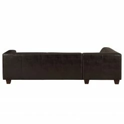 Maison Belfort Ecksofa Nespolo Echtleder Dunkelbraun - Ottomane davorstehend links -Wohnzimmermöbel boutique en ligne ecksofa nespolo echtleder dunkelbraun ottomane davorstehend links 4576772