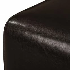 Maison Belfort Sofa Nespolo (3-Sitzer) - Kunstleder - Dunkelbraun -Wohnzimmermöbel boutique en ligne ecksofa nespolo kunstleder dunkelbraun ottomane davorstehend rechts 4576564 1